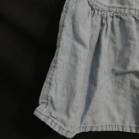 BABY GAP Toddler 3 years Button-Up Sleeveless Denim Dress With Collar - Picture 6 of 15